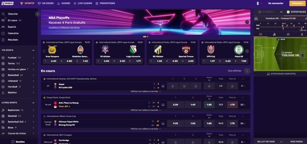 Let's Lucky Casino paris sportifs